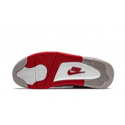 Jordans 4 Fire Red WHITE DC7770 160 hvid Jordan Sko