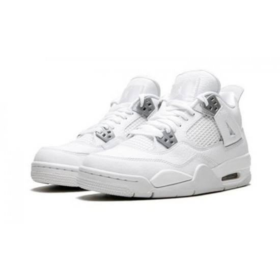 Jordans 4 Pure Money WHITE 408452 100 hvid Jordan Sko Jordans 4 Pure Money WHITE 408452 100 hvid Jordan Sko