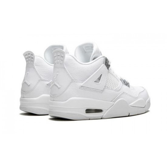 Jordans 4 Pure Money WHITE 408452 100 hvid Jordan Sko Jordans 4 Pure Money WHITE 408452 100 hvid Jordan Sko