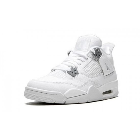 Jordans 4 Pure Money WHITE 408452 100 hvid Jordan Sko Jordans 4 Pure Money WHITE 408452 100 hvid Jordan Sko