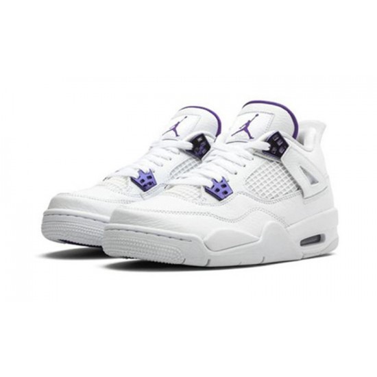 Jordans 4 Retro Metallic Purple WHITE 408452 115 hvid Jordan Sko Jordans 4 Retro Metallic Purple WHITE 408452 115 hvid Jordan Sko