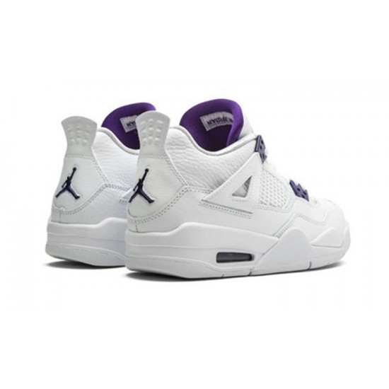 Jordans 4 Retro Metallic Purple WHITE 408452 115 hvid Jordan Sko Jordans 4 Retro Metallic Purple WHITE 408452 115 hvid Jordan Sko