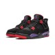Jordans 4 Retro Raptors BLACK AQ3816 056 sort Jordan Sko Jordans 4 Retro Raptors BLACK AQ3816 056 sort Jordan Sko