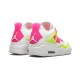 Jordans 4 Retro White Lemon Pink White CV7808 100 hvid Jordan Sko Jordans 4 Retro White Lemon Pink White CV7808 100 hvid Jordan Sko