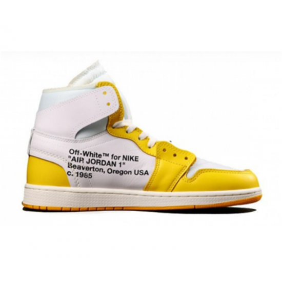Jordans 1 High Canary Yel AQ0818 149 gul Jordan Sko